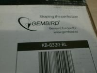 Лот: 12119366. Фото: 2. Клавиатура Gembird KB-8320-BL. Периферия