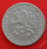 Лот: 1577582. Фото: 2. (№378) 1 крона 1923 (Чехословакия... Монеты