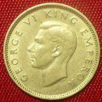 Лот: 11216165. Фото: 2. 6 пенсов 1943 Новая Зеландия. Монеты