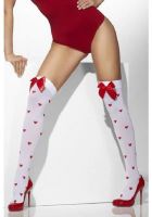 Лот: 22063615. Фото: 2. Чулки Fever Romantigue с сердечками... Интимные товары