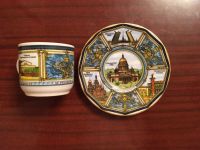 Лот: 15959197. Фото: 2. Кофейная пара с видами Санкт-Петербурга. Посуда, кухонная утварь