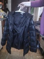 Лот: 13153562. Фото: 2. Пуховик на девочку 36 размер.чёрный... Одежда и аксессуары