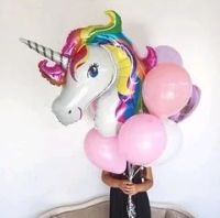 Лот: 11162488. Фото: 3. Единорог радужный гелий воздушный... Красноярск