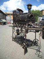 Лот: 2615568. Фото: 19. Мангал паровоз - авторская работа