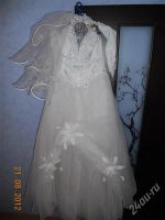 Лот: 2076234. Фото: 2. 44-46. Шикарное свадебное платье... Свадебная мода