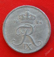 Лот: 1579242. Фото: 2. (№481-5/LK) 1 эре 1954 (Дания). Монеты
