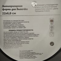 Лот: 24083358. Фото: 7. Форма для запекания сталь, 22х22х6...