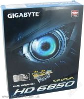 Лот: 1036072. Фото: 2. PCI-E GigaByte AMD Radeon HD6850... Комплектующие