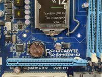 Лот: 21395865. Фото: 2. Мат. плата Gigabyte GA-H55M-S2... Комплектующие