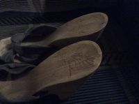 Лот: 4397165. Фото: 3. Сабо 38р на деревяной колодке. Одежда, обувь, галантерея