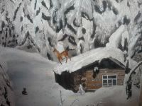 Лот: 4935894. Фото: 2. картина маслом на холсте 60*53... Картины, панно