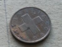 Лот: 20587320. Фото: 2. Монета 1 раппен один рап Швейцария... Монеты