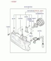 Лот: 11393393. Фото: 3. Фара передняя правая Hyundai Sonata-II... Авто, мото, водный транспорт