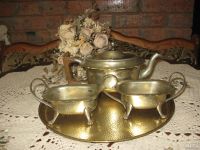 Лот: 9746727. Фото: 3. Антикварный кофейный набор 3 предмета... Коллекционирование, моделизм