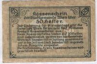 Лот: 1421960. Фото: 2. Австрия. Нотгельд. 50 геллер 1921г... Банкноты