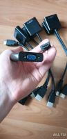Лот: 13474390. Фото: 3. Переходник HDMI-VGA, hdmi vga... Компьютеры, оргтехника, канцтовары