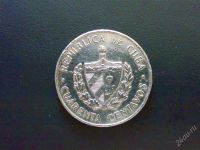 Лот: 937997. Фото: 2. Куба 40 сентаво 1962 Сьенфуэгос... Монеты