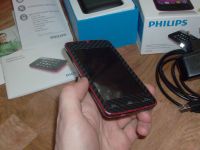 Лот: 3561094. Фото: 5. Обмен Philips w536 в черном карбоне...