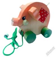 Лот: 5631833. Фото: 2. Каталка "Хрюша" Новое!. Игрушки