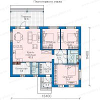 Лот: 25705571. Фото: 7. Дом 119,4 м² на участке 9 сот...