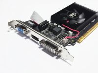 Лот: 20597378. Фото: 2. 2Gb Видеокарта GT610 nVIDIA Silent... Комплектующие