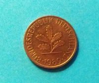 Лот: 20292145. Фото: 2. Германия (ФРГ) 10 пфеннингов 1989... Монеты