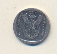 Лот: 25896084. Фото: 2. 2 рэнда ЮАР. Монеты