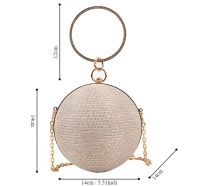 Лот: 21540753. Фото: 8. Шикарный клатч круглый роскошная...