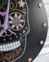 Лот: 24679174. Фото: 5. Часы настенные Sugar skull/Calavera...