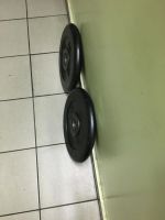 Лот: 6382136. Фото: 2. Блины 15 и 20 кг почти новые. Тяжелая атлетика