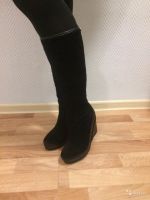 Лот: 9368430. Фото: 3. Зимние сапоги, натуральная замша... Одежда, обувь, галантерея
