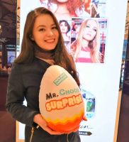Лот: 12674818. Фото: 3. Шоколадное яйцо 32 см, с игрушкой... Сувениры, подарки