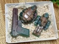 Лот: 19907272. Фото: 6. Мыло ручной работы "Наборчик мужской...