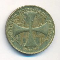 Лот: 25800427. Фото: 2. Франция 2012 туристический жетон... Значки, медали, жетоны