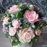 Лот: 17155088. Фото: 6. Мыло ручной работы. Букет розы...