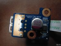 Лот: 8725355. Фото: 2. Плата с USB портом на шлейфе... Комплектующие