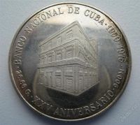 Лот: 1770991. Фото: 2. Куба 10 песо 1975 г.Госбанк,26... Монеты