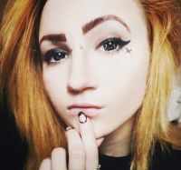 Лот: 9342010. Фото: 2. Чёрные кукольные линзы Star. Оптика