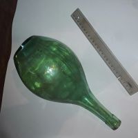 Лот: 25703202. Фото: 6. красивая бутылка зелёное стекло...
