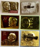 Лот: 13534889. Фото: 2. Нечастые знаки «Ленин Серп и Молот... Значки, медали, жетоны