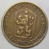 Лот: 1438308. Фото: 2. Чехословакия. 1 крона 1962г... Монеты