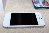 Лот: 5251831. Фото: 2. белый iPhone 4 16GB в идеальном... Смартфоны, связь, навигация