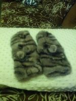 Лот: 5883979. Фото: 2. Норковые рукавички. Аксессуары