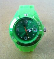 Лот: 2579332. Фото: 2. Часики с ярким салатовым ремешком... Часы, аксессуары