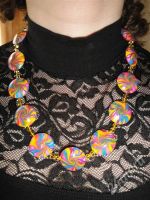 Лот: 273989. Фото: 2. Изделия из полимерной глины колье... Ювелирные изделия, бижутерия, часы