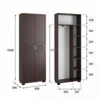 Лот: 19321919. Фото: 4. Компасс-мебель Шкаф платяной Монблан... Красноярск