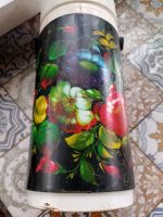 Лот: 25717302. Фото: 2. Советский термос с жостовской... Посуда, кухонная утварь