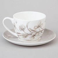Лот: 25301579. Фото: 2. Пара чайная Lefard White Flower... Посуда, кухонная утварь