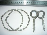 Лот: 17431133. Фото: 2. Крюк с саморезом, 125 х10 мм... Строительные материалы