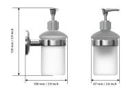 Лот: 23683363. Фото: 3. Дозатор для жидкого мыла настенный... Домашний быт